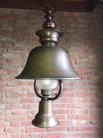 industriele koperen hanglamp beschikbaar voor biedingen