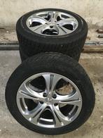 Toyota Avensis aluminium velgen met winterbanden, Ophalen, Gebruikt, 16 inch, Banden en Velgen