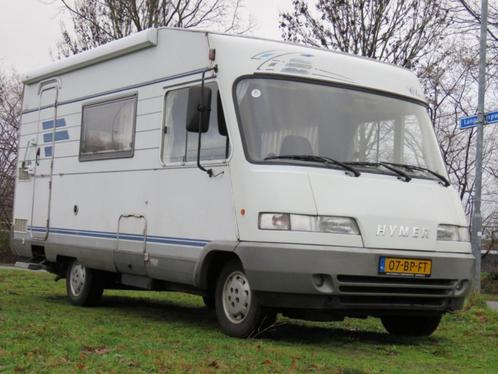 Hymer B544 (1998) – Compacte Camper met Hefbed – 5 bedden, Caravans en Kamperen, Campers, Particulier, tot en met 5, Half-integraal