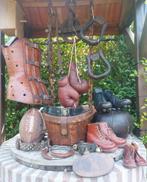 Antiek leer decoratieve antieke leren items, Antiek en Kunst, Ophalen