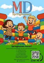 Springkussens verhuur, Hobby en Vrije tijd, Feestartikelen | Verhuur, Ophalen of Verzenden, Zo goed als nieuw, Overige