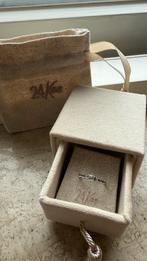 24KAE zilveren 925 ring maat 52/54, Sieraden, Tassen en Uiterlijk, Ringen, Ophalen of Verzenden, Zo goed als nieuw, 17 tot 18