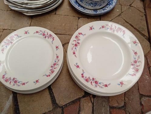 Te koop borden P Regout mooie guirlande op de randen, Antiek en Kunst, Antiek | Servies los, Ophalen of Verzenden