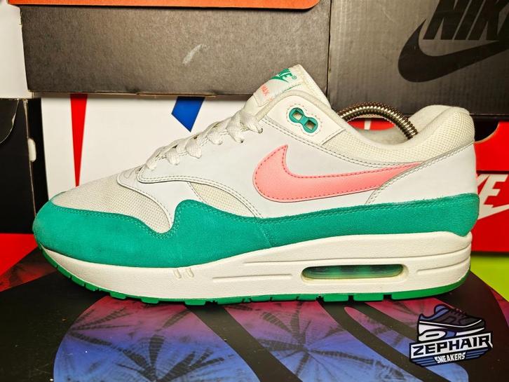 Nike Air Max 1 'Watermelon' EU46 2017, Kleding | Heren, Schoenen, Gedragen, Sneakers of Gympen, Overige kleuren, Ophalen of Verzenden