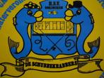 sticker HSV Gorinchem oud carnaval Schubbekrabbers retro vis, Verzamelen, Overige typen, Zo goed als nieuw, Verzenden