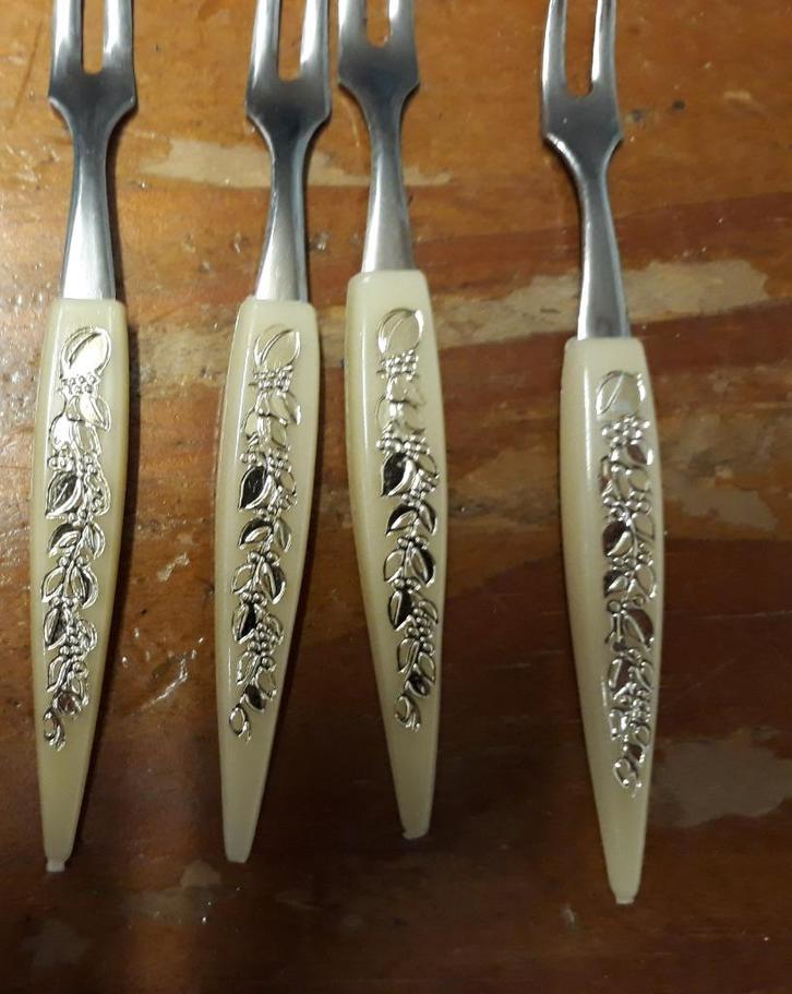 Antieke amuse vorkjes., Antiek en Kunst, Antiek | Bestek, Ophalen of Verzenden