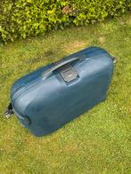 Grote Samsonite koffer, 62 cm hoog, 64,5 L - donkerblauw, Gebruikt, Hard kunststof, Slot, 55 cm of meer