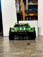 Traxxas MAXX slash 6S - groen - 1/7 met veel extra’s, Elektro, Auto offroad, Ophalen of Verzenden, Zo goed als nieuw