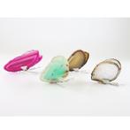 Agaat vlinders - Edelstenen - Natuursteen - Agaat, Kouwehoek 1b, Cave & Garden, Nieuw, Ophalen of Verzenden