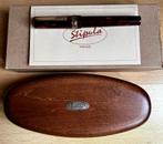 Stipula vulpen met 14k punt, izgs, zeldzaam, compleet, Verzamelen, Overige merken, Gebruikt, Ophalen of Verzenden, Met doosje