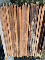 Hardhout piket 4 x 4 x 120 cm, Ophalen, Palen, Nieuw, Hardhout