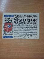 Duits Notgeld Miesbach Noodgeld, Duitsland, Ophalen of Verzenden