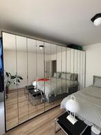 Space Age Kledingkast | Spiegel Vouwdeuren |, Huis en Inrichting, Ophalen, Gebruikt, 200 cm of meer, Glas