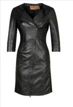 * Zwarte Leren Bodycon Jurk - GOOSECRAFT * Mt. S * Nieuw *, Goosecraft, Zwart, Nieuw, Ophalen of Verzenden