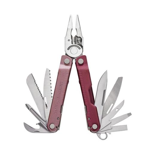 LEATHERMAN REBAR HEATHERED CRANBERRY, Caravans en Kamperen, Kampeergereedschap, Nieuw, Ophalen of Verzenden