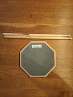 Drum oefenpad met drumstokken, Muziek en Instrumenten, Ophalen, Zo goed als nieuw, Overige merken