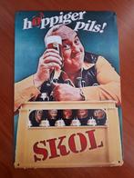 Skol Bier 20x30 cm Reclamebord, Ophalen of Verzenden, Zo goed als nieuw, Reclamebord, Plaat of Schild, Overige merken