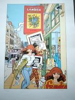 Franka bij Lambiek Zeefdruk (Henk Kuijpers), Rechthoekig Staand, Ophalen of Verzenden, Zo goed als nieuw, A1 t/m A3