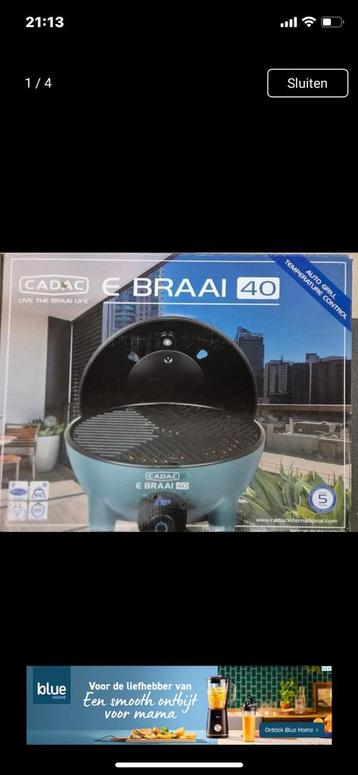 Nieuw Cadac e-Braai 40 beschikbaar voor biedingen