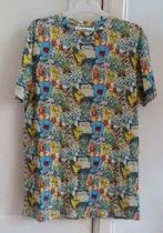 Pokemon t-shirt maat XS met allover print, Overige kleuren, Ophalen of Verzenden, Pokémon, Gedragen