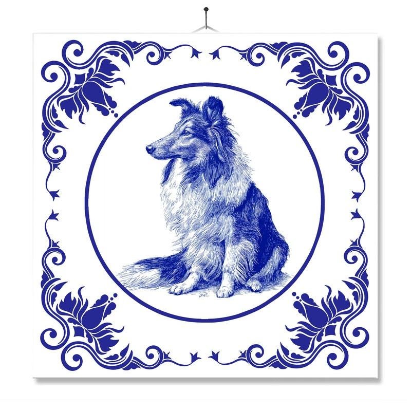Tegel Met Opdruk | Shetland | Inclusief Geschenkdoos, Ophalen of Verzenden, Nieuw