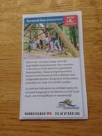 Kortingsbon voor Speelpark Klein Zwitserland., Drie personen of meer, Kortingskaart