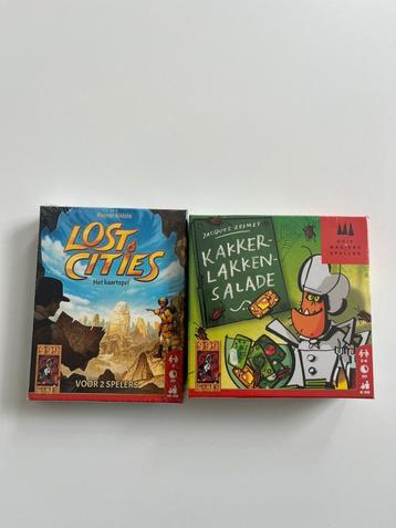 2 spellen, lost cities en kakkerlakken salade. beschikbaar voor biedingen