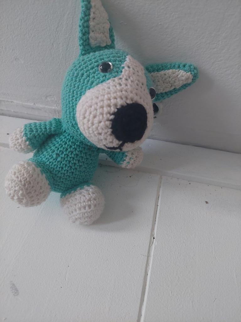 Handgemaakt knuffeltje - hond, Ophalen of Verzenden, Nieuw, Hond