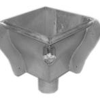 Zinken Vergaarbak Hoekmodel Oud Hollands 80mm UITVERKOOP!!, Verzenden, 60 tot 80 mm, Nieuw, Zink