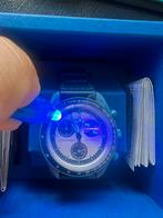 Swatch Moonswatch Super Blue Moon - Nieuw!, Sieraden, Tassen en Uiterlijk, Horloges | Heren, Ophalen, Kunststof, Polshorloge, Nieuw