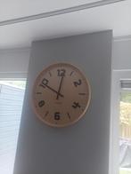 Karlsson klok van hout 45 cm, Huis en Inrichting, Woonaccessoires | Klokken, Ophalen of Verzenden, Zo goed als nieuw, Wandklok