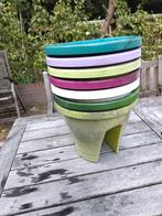 7 Elho Balkon Bloempotten, Tuin en Terras, Kunststof, Gebruikt, Balkon, Ophalen of Verzenden
