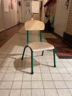 TEAB: Vintage stoeltjes 20x, Ophalen, Gebruikt, Bruin, Vintage schoolstoel
