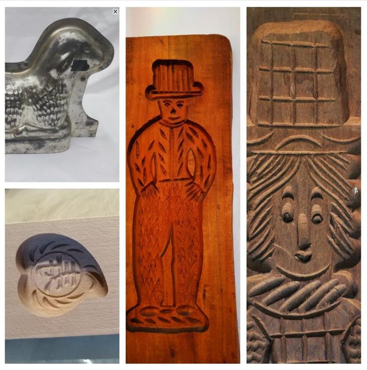 4 pasen chocoladevorm chocolade Paaslam speculoos koekvorm, Diversen, Pasen, Zo goed als nieuw, Ophalen of Verzenden