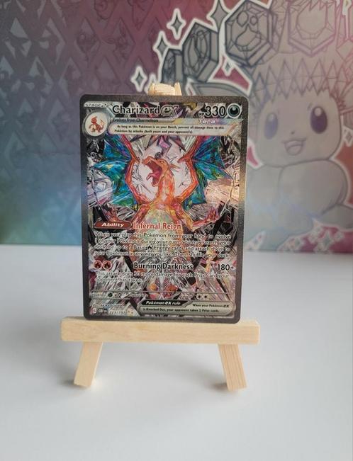 Charizard #223/197 Pokémon Obsidian Flames, Hobby en Vrije tijd, Verzamelkaartspellen | Pokémon, Nieuw, Losse kaart, Foil, Verzenden