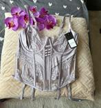 Hunkemöller NOIR Almendra Bustier maat 80D, Hunkemöller, Ophalen of Verzenden, Paars, BH