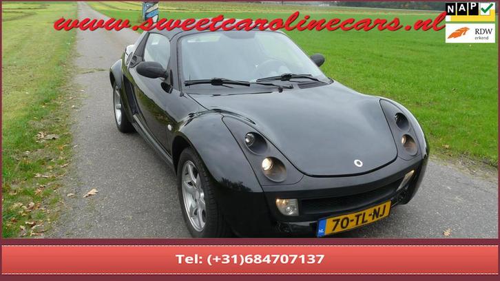 Smart Roadster 0.7 affection TargaAutomaat,Leder,Lmv's, Auto's, Smart, Bedrijf, Te koop, Roadster, ABS, Airbags, Centrale vergrendeling