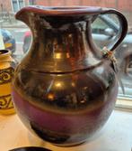 Zwart met paarse  Carstens vaas met mooie glans, Antiek en Kunst, Antiek | Keramiek en Aardewerk, Ophalen