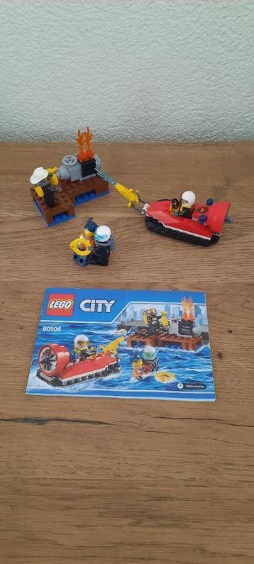 LEGO set 60106 Brandweer waterjet beschikbaar voor biedingen
