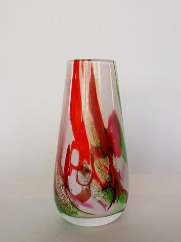 Vaas Fidrio Gloriosa Mixed Colours Handgeblazen Vintage beschikbaar voor biedingen