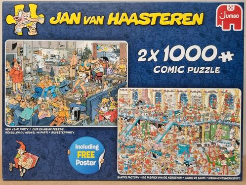 Jvhaasteren"oud en nieuw feestje&de fabriek van de kerstman, Hobby en Vrije tijd, Denksport en Puzzels, Gebruikt, Ophalen