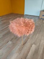 Leuk poefje met zachte bekleding, Ophalen, Minder dan 50 cm, Rond, Minder dan 50 cm