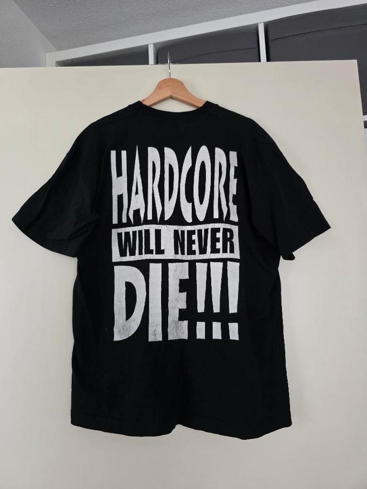 Thunderdome Dance or die 1995 Box T-shirt XL, Kleding | Heren, T-shirts, Gedragen, Maat 56/58 (XL), Zwart, Ophalen of Verzenden