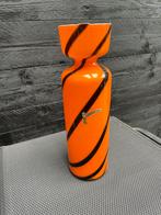 Italiaanse oranje glas vaas Stelvia, Ophalen of Verzenden