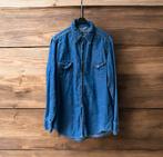 Vintage 60s Sears USA Denim Western Cowboy Shirt XL RRL LVC, Kleding | Heren, Overhemden, Ophalen of Verzenden, Zo goed als nieuw