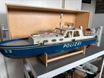 politieboot policeboat polizeiboot  r/c met transportkist, Overige merken, Zo goed als nieuw, Ophalen