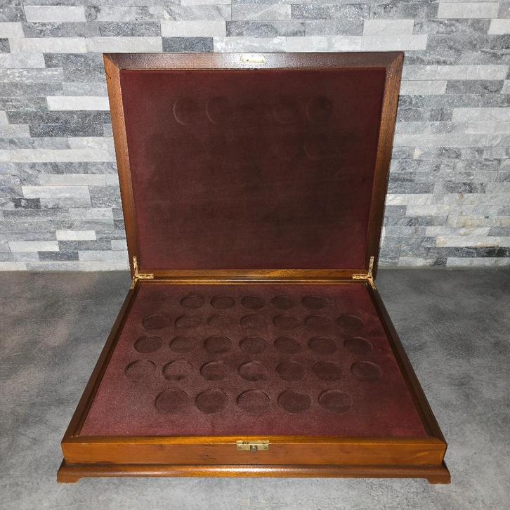 Cassette / Luxe presentatiekoffer penningen Vermeer, Postzegels en Munten, Munten en Bankbiljetten | Toebehoren, Overige typen