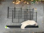 Gratis: restanten ijzeren hek, paal en twee stukken, Tuin en Terras, Ophalen of Verzenden, Gebruikt, IJzer, Sierhekwerk