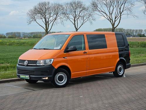 Volkswagen Transporter 2.0 TDI L2H1 DC airco, navi, trekhaak, Auto's, Bestelauto's, Bedrijf, Te koop, ABS, Airbags, Airconditioning