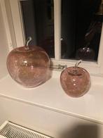Fidrio Holland Glazen Appels green bubble, Overige kleuren, Ophalen of Verzenden, Minder dan 50 cm, Glas